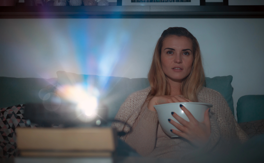 projetor para assistir TV
